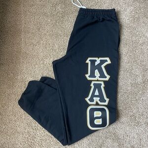 Kappa Alpha Theta Letter Sweatpants